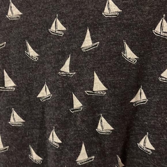 J. Crew pocket tee. Size x small. Sailboat design all over - Picture 2 of 3